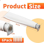 6-Pack MicroFilter fit for SEBO Auto-X S | Replacement Vacuum Filters for Windsor Sensor S12/S15/XP/SR & Essential G1 G2 Upright Vacuums |Replacement for Part#5301 5036ER Micro Hygiene Filter