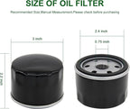 492932S Oil Filter Fits for Briggs & Stratton John Deere 492932 492056 695396 795890 696854 492932B Compatible with Kawasaki 49065 7007 Kohler 12505001 Tecumseh 36563 Lawn Mower Oil Filter