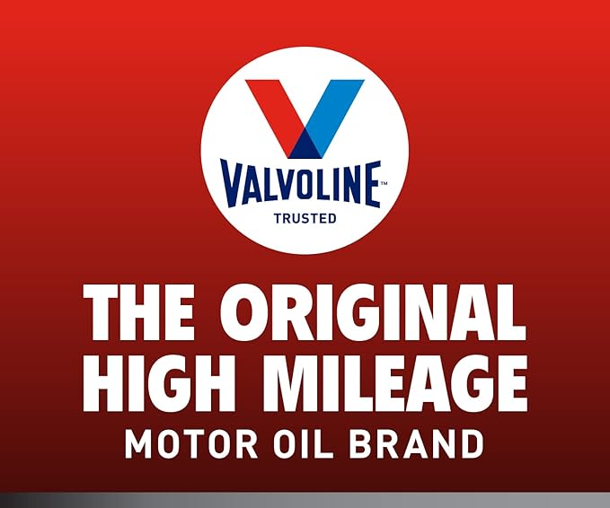 Valvoline Full Synthetic High Mileage with MaxLife Technology SAE 10W-30 Motor Oil 5 QT (Pack of 2)