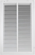 16"W x 25"H [Duct Opening Size] Steel Return Air Filter Grille - Removable Face/Door for 1 inch Filters -HVAC Vent Cover Grill - White [Outer Dimensions: 18 5/8"W X 27 5/8"H]