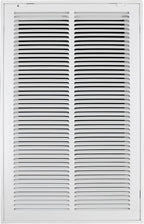 16"W x 25"H [Duct Opening Size] Steel Return Air Filter Grille - Removable Face/Door for 1 inch Filters -HVAC Vent Cover Grill - White [Outer Dimensions: 18 5/8"W X 27 5/8"H]