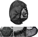 Motorcycle Air Cleaner Rain Sock Cover, Water Resistant Dust Shield, Stretch Fit Slip-On Pre Filter Wrap for Round Air Filter, Quick Install for Street Cruiser Touring Riding