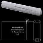 Generic 304 Stainless Steel Screen - 20 Mesh - 1.1Mm Hole Drain Cover Mesh - Durable Metal Filter Roof Vent/Kitchen/Garden Cover Net,Silver,1.2x9m(45x353inch)
