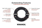 3C 20AWG AMSB Shielded Cable Wire (UL2464) - Highly Flexible Str TC, PVC Ins, OS+TC BRD, PVC JKT for CNC Machine, Stepper Motor, VFD Spindle (Matte Black 100FT)
