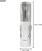 SoloWilder Wood Stove Pipe 2.36" Spark Arrestor Stovepipe Rain Cap Stainless Steel Chimney Tube Filter Screen