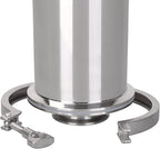 DERNORD 2 Inch Tri-Clamp Filter - SS304 Sanitary Fittings Inline Straight Strainer with 60 Mesh Stainless Screen