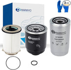 Upgrade 6.7L Cummins Fuel Filter Water Separator Set | Replacement for 2013-2018 Dodge Ram 2500 3500 4500 5500 6.7L | Replaces# 68197867AA 5083285AA 68157291AA