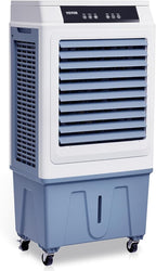 VEVOR Evaporative Air Cooler, 3100 CFM with 9 Gallon Water Tank Swamp Cooler, Portable Cooling Fan with Remote Control, 12H Timer, 4 Ice Boxes, Quiet Operation, 3 Wind Speeds for Outdoor Indoor Use