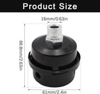 2 pcs 1/4" Thread Air Compressor Silencer,Air Compressor Intake Filter Sound Muffler Accessories 13mm for generators,blowers, exhaust ports