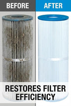 Ultimate Spa & Pool Filter Cleaner Spray, Professional Strength Fast Acting No Soak Hot Tub, Cartridge & Sand Filter Cleaning, Removes Body Oils, Sunscreen, Grease & Organic Build-Up (4 gallons)