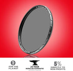 39mm X2 CPL Circular Polarizing Filter for Camera Lenses - AGC Optical Glass Polarizer Filter with Lens Cloth - MRC8 - Nanotec Coatings - Weather Sealed by Breakthrough Photography