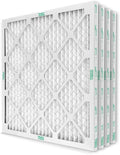 Mann+Hummel 20x20x1 MERV 8 Pleated HVAC AC Furnace Air Filters. 4 Pack. (Exact Size: 19.5 x 19.5 x 0.75 Inches)