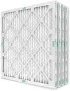 Mann+Hummel 20x20x1 MERV 8 Pleated HVAC AC Furnace Air Filters. 4 Pack. (Exact Size: 19.5 x 19.5 x 0.75 Inches)