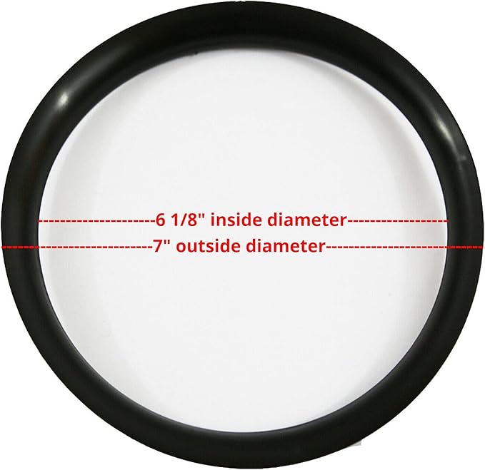 6 Dry Filter For Shop Vac with 2 Mounting Ring, 17.5" Inch Paper Reusable Dry Disc Filter Compatible with Shop Vac, Ridgid, Craftsman and Other Similar Wet Dry Vacuum Cleaners