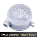 1pcs 604 Micro Differential Pressure Switch - 20-1000Pa Adjustable Air & Gas Sensor for HVAC Systems, Ventilation, Filter, Duct Alarm Use(100-1000pa)
