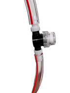Inline Milker Filter, Clear Plastic Housing with White Connectors, for Milking Machines Portable or Fixed. (1Pc)