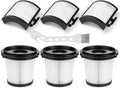 6Pack IW3511 HEPA Filters Replacement for Shark Detect Pro Cordless Vacuum Handheld IW3511 IW1111 IW1120 IW1615, 3 HEPA filters + 3 Hand vac pre-motor filters