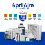 AprilAire 410 Replacement Filter for AprilAire Whole House Air Purifiers - MERV 11, Clean Air & Dust, 16x25x4 Air Filter (Pack of 8)