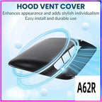 Car Universal Hood Vent Air Outlet Cover Compatible For Infiniti Compatible For Mazda And Tesla Hood Scoop Air Flow Intake Vent Cover