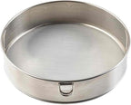 Tablecraft Fine Mesh Sieve Strainer, 8-Inch Round Durable Stainless Steel Sifting, Straining, and Dusting, Comfort Grip, Baking, Food Prep Tool for Foodservice, Restaurant and Home Use, 2" Deep