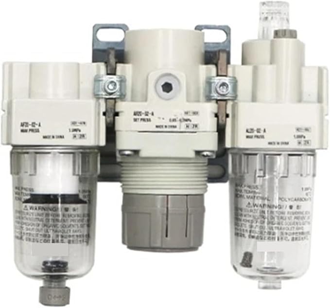Air Combination Air Filter + Regulator + Lubricator AC AC-A AC10 AC20 AC10-M5-A AC20-01/02-A 01D 02D 01DG 02DG 01G 02G 01C(AC20-02CG-A)