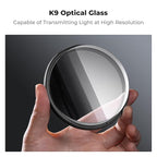 K&F CONCEPT 58mm Unilateral Blur Ghost Motion Filter Super Speed Effects for Camera Lens Clear Optical Glass with Cleaning Cloth