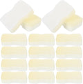 Alipis 15pcs Lampshade Cleaner Sponges Set, Reusable Dry Cleaning Soot Remover Sponges for Fabric, Dust and Pet Hair Removal, Non-Scratch Household Cleaning Tools