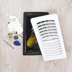 Floor Register Cover Trap, Floor Air Vent Cover Screen for Home Air Vent Filters 5-Pack Floor Vent Mesh Filters Net Trap (6 x 12 Inch)