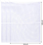 JIHAQUA Aquarium Filter Bags Large - Reusable Fish Tank Filter Media Mesh Bags with Plastic Zipper (14 x 18 inch (6 Pack))