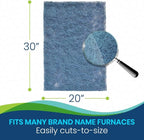 Natural Fiber Hog Hair Furnace Door Filter for Mobile, Manufactured and Modular Homes (20 x 30)