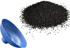 IPW Industries Inc, Water Filter Granular Activated Carbon - Coconut Shell, Bulk Activated Charcoal Filter Replacement Media for PC600-R with Funnel