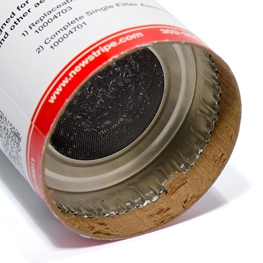AeroVent Safe2Vent Dual Filter Assembly (Part #10004722) | Fits Multi-Can & Single-Can Systems | 2 Reusable Tops & Bases, 2 Filters | Viz-a-Ball Indicator | Compliant in All 50 States | Made in USA