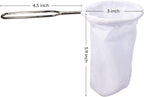 Traditional Thai Style Tea Filter Stainless Steel Size 3 Inches Friendly Using & Durable, Compatible with All Tea Types, Includes Coffee Strainer & Colador de Café