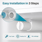 ICEPURE Alkaline 5231JA2006A Refrigerator Water Filter Replacement for LG LT600P, kenmore 9990, KENMORECLEAR 46-9990, FML-2, 5231JA2006B, WF300, R-9990, WFC2001, LSC27931ST, Enhances PH, 3Pack