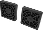uxcell 40mm Desktop Computer Fan Dust Filter Grills Dustproof Case Cover, Plastic Square PC Fan Dust Mesh, Black - 2 Pack