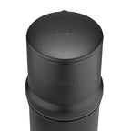 Boroux Compact Gravity-Fed Countertop Stainless Steel Water Filter System | 1.8 Gallons with 2 Authentic Black Foundation. Filters | Matte Black