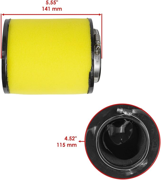 Replacement Air Filter Element Cleaner for Honda Rancher 420 TRX420FE 4x4 ES 2007-2013 QTY 2
