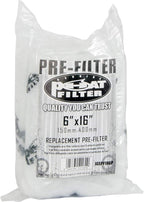 IGSPF166PF, 6" x 16" Pre-Filter, Silver