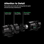 VIVOSUN Smart Air Filtration S8 Kit 8", AeroZesh S8 Inline Duct Fan with E12 Speed Controller, Carbon Filter & 25' Ducting, Cooling & Ventilation System for Grow Tents, Indoor Gardening, Hydroponics