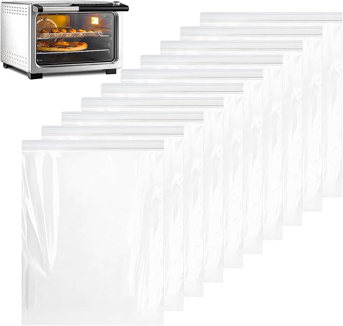 RackRescue - Professional Oven Grate Washing Bags | 10 Piece Large Capacity Degreasing Set with Reinforced Seams & -Resistant Film for Microwaves, Smokers, Kitchens and Barbecue