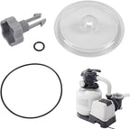 Filter Pump Cover - Trap Lid Replacement Part, Pool Pump Housing Cap with s | Valve Seal Container Cover, Sturdy Filter Trap Protector for Swimming Pools, Sand Filtration Units, Backyard Setup