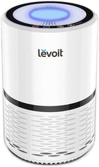 LEVOIT Air Purifier for Home, AHAM Verifide, High-Efficiency Filter for Smoke, Dust, Pollen, and Odors in Bedroom, Office, or Nursery, Optional Night Light, Quiet Operation, LV-H132, White