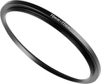 72-77mm Metal Step-Up/Down Ring Adapter Compatible with Mirrorless Cameras DSLR Lens, UV CPL ND Filter Thread Converter, Black