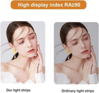 Round LED Bathroom Mirror, Wall Mounted Mirror with Demister Pad 3 Dimmable Color, Backlit Makeup Mirror, for Bathroom, Vanity, Bedroom(70cm/27.6in)
