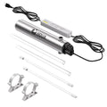 HQUA-TWS-121 120V 55W 12GPM 1“ MNPT Inlet/Outlet, Whole House Ultraviolet Water Purifier Filter, + 1 Extra UV Bulb, + 1 Extra Quartz Sleeve