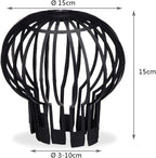 SagaSave Down Pipe, Roof Gutter Balloon Guard Filter Strainer, Plastic Downpipe Stops Leaf Drains, Rainwater Discharge Blocking