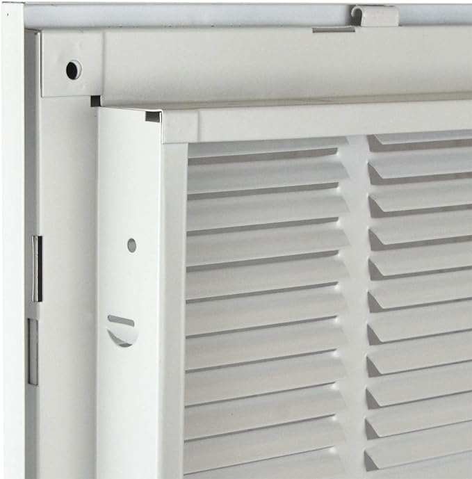 Venti Air 24" X 20" Steel Return Air Filter Grille - Removable Face/Door for 1 inch Filters - HVAC Duct Cover Grill (2-3 Business Day Delivery) [Outer Dimension: 26.5"W X 22.5" H]