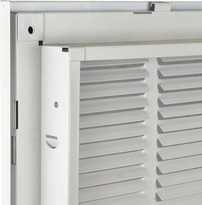 Venti Air 14" X 14" Steel Return Air Filter Grille - Removable Face/Door for 1 inch filters - HVAC Duct Cover Grill (2-3 Business Day Delivery) [Outer Dimension: 16.5"W X 16.5" H]