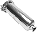 DERNORD 1.5 Inch Tri-Clamp Filter - SS304 Sanitary Fittings Inline Straight Strainer with 150 Mesh Stainless Steel Screen