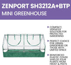 Zenport SH3212A+BTP Garden Raised Bed and Cold Frame Greenhouse Cloche - 3 Pack